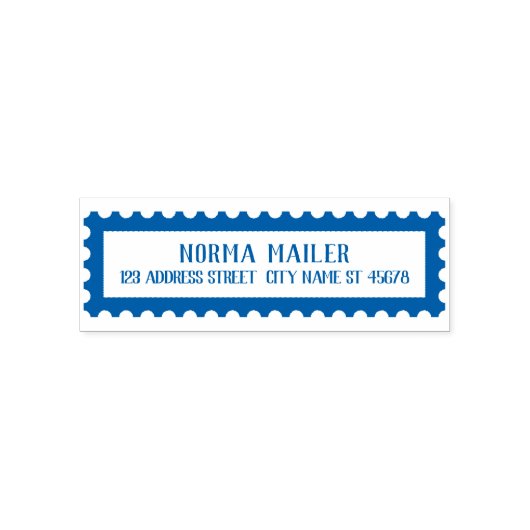 スタンプエッジ縁どリターンメールアドレステンプレート セルフインキングスタンプ (デザイン)