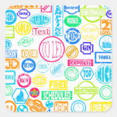 スタンプコレクシグランジョンスタンプ スクエアシール (正面)