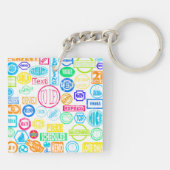 スタンプコレクショグランジンキーチェーン キーホルダー (裏面)