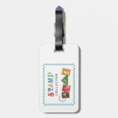 スタンプコレクター ラゲッジタグ (裏面縦)