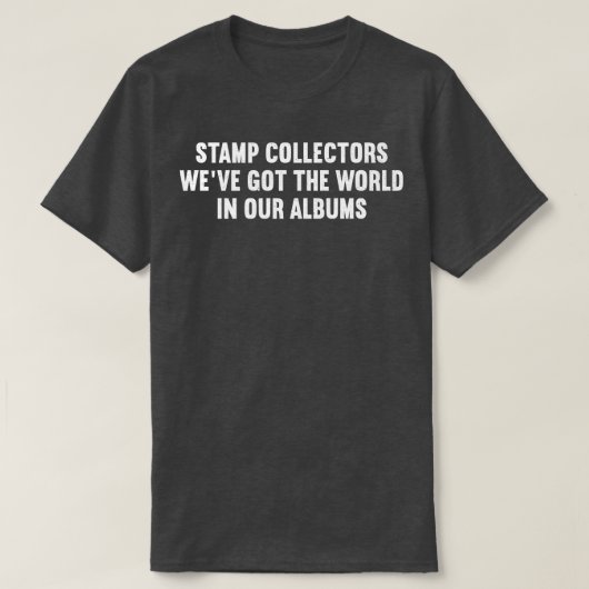 スタンプコレク得ターズWeve the World in Our Albums Tシャツ (デザイン正面)