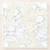 スタンプスカル ガラスコースター (裏面)