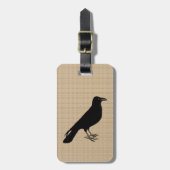 スタンプスタイルレーヴン ラゲッジタグ (正面縦)