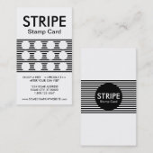 スタンプストライプカード 名刺 (正面/裏面)