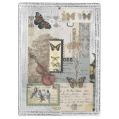 スタンプヴィンテージEphemera Decompage クリップボード (裏面)