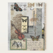 スタンプヴィンテージEphemera Decompage プランナー手帳 (裏面)