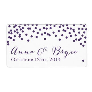 スタンプ付きウォーターボトルラベル ラベル