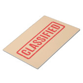 スタンプ付き分類済みメモ帳 ノートパッド (アングル)
