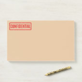 スタンプ付き社外秘のポストイットノート ポストイット (デスク)