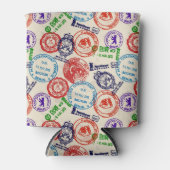 スタンプ付実在きテクスチャ。 缶クーラー (正面)