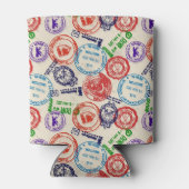 スタンプ付実在きテクスチャ。 缶クーラー (裏面)