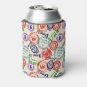 スタンプ付実在きテクスチャ。 缶クーラー (缶裏面)