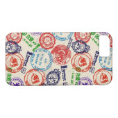 スタンプ付実在きテクスチャ。 Case-Mate iPhoneケース (裏面(横))