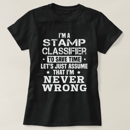 スタンプ分類子 Tシャツ (デザイン正面)