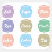 スタンプ印刷可能ハロウィーン スクエアシール (正面)