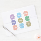 スタンプ印刷可能ハロウィーン スクエアシール (封筒)