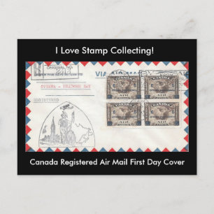 スタンプ収集はがきカナダ1932 FDC & FFC ポストカード