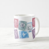 スタンプ収集月マグカップ コーヒーマグカップ (正面右)