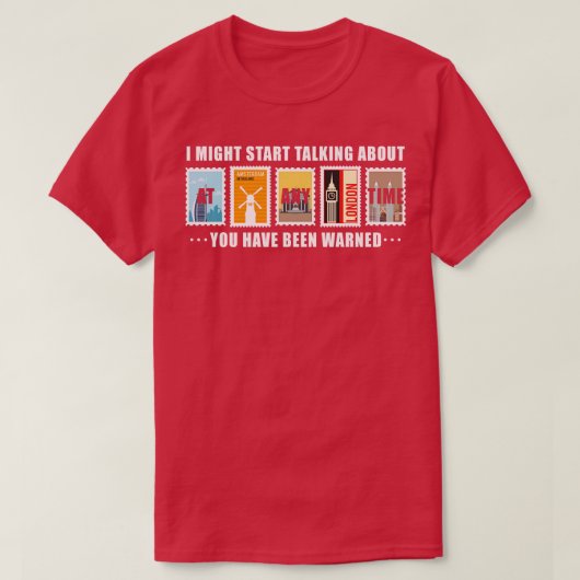 スタンプ収集18 Tシャツ (デザイン正面)
