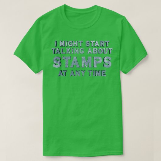 スタンプ収集 Tシャツ (デザイン正面)