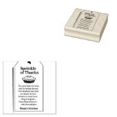 スタンプ感謝していの振り付け ラバースタンプ (押印)