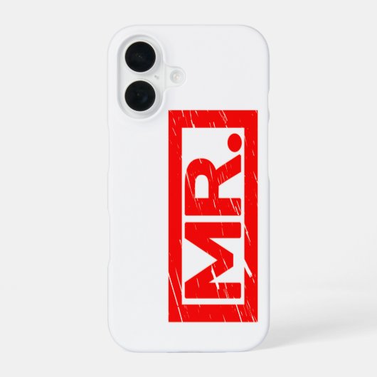 スタンプ氏 iPhone 16ケース (裏面)