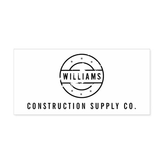 スタンプ素朴されたロパーソナライズされたゴ ラバースタンプ (インプリント)