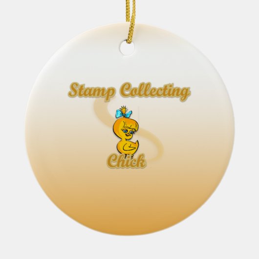 スタンプ集めシック セラミックオーナメント (正面)