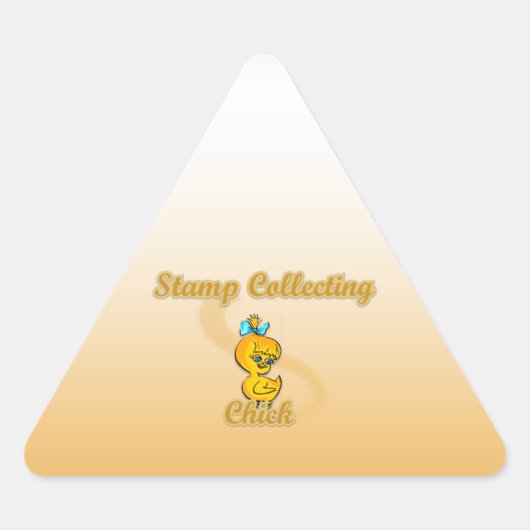 スタンプ集めシック 三角形シール (正面)