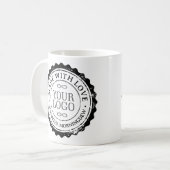 スタンプ - あなたのテキストとロゴ 3 コーヒーマグカップ (正面左)