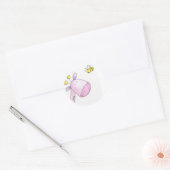 スタンプ・ギラフェ・エ・アベイル ラウンドシール (封筒)