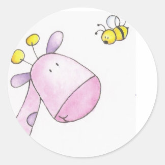 スタンプ・ギラフェ・エ・アベイル ラウンドシール