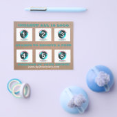 スタンプ/クーポンカード チラシ (シングル)