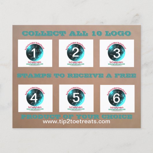 スタンプ/クーポンカード チラシ (正面)