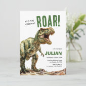 スタンプ・チョンプ・ローム タイレックスの誕生日 招待状 (スタンド正面)