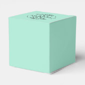 スタンプ 円形 - あなたのテキストとアイデア - 花 9 フェイバーボックス (裏面サイド)