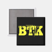 スタンプBTK角磁石 マグネット (正面/裏面)