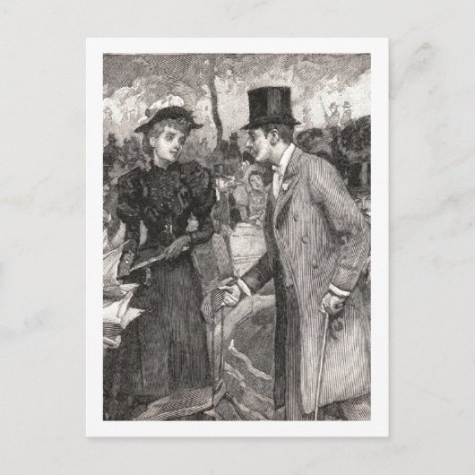 スタンホープの近くの芝生 ポストカード (正面)