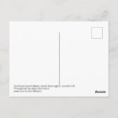 スタンホープSouth Mews, South Kensington London ポストカード (裏面)