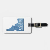 スタンリーアイダホ木目 ラゲッジタグ (正面横)