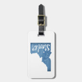 スタンリーアイダホ木目 ラゲッジタグ (正面縦)