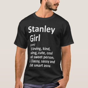スタンリーガールWiウィスコンシンおもしろいシティホームルーツ Tシャツ