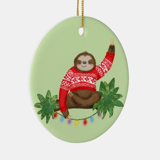 スタンリースロッスクパーソナライズされたリスマスツリーオーナメント セラミックオーナメント (右)