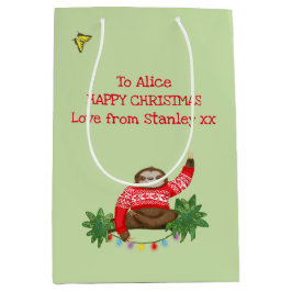 スタンリースロッスクリスマス抱き枕 ミディアムペーパーバッグ