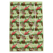 スタンリースロッスクリスマス抱き枕 ミディアムペーパーバッグ (裏面)