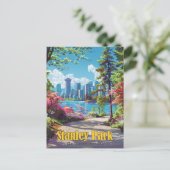 スタンリーパークバンクーバーカナダヴィンテージトラベル ポストカード (スタンド正面)