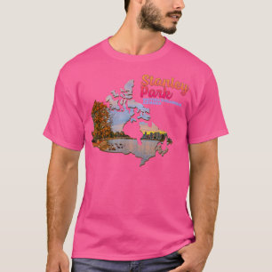 スタンリーパークバンクーバーブリティッシュコロンビアカナダファル Tシャツ