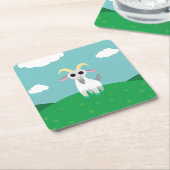 スタンリーヤギ スクエアペーパーコースター (アングル)