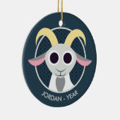 スタンリーヤギ セラミックオーナメント (右)