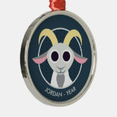 スタンリーヤギ メタルオーナメント (右)